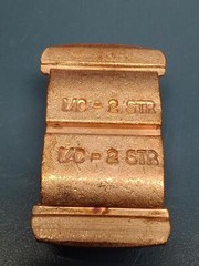 Lot of 5 ABB Blackburn – CF1010-1 Copper Compression Tap Connector1/0-2 AWG