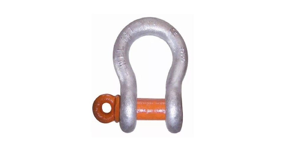 Columbus McKinnon M654G -Shackle- Screw Pin -Galvanized- Size 1″ WLL 10 tons