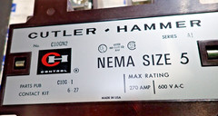 NEW Cutler-Hammer C10GN2A Size 5 Magnetic Contactor 2 Pole 270 AMP NO COIL