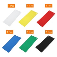 19×8″ EVA Backdrop, 6 Pack White/Black/Red/Green/Yellow/Blue Photo Background