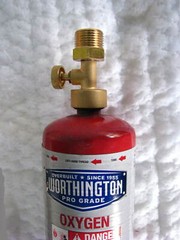 Jewelers Little Torch Canister Valves Fit CGA200 & 540 Propane & O2 Regulators