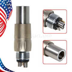 1-10 PCS NSK Style Dental LED Fiber Optic 6 Hole Quick Coupler Coupling
