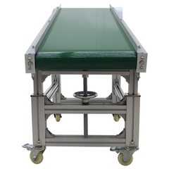 Inclined Belt Conveyor 59”x15.7” Transportation Machine Load 88Lbs 110V 120W