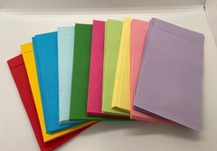 90 Pack Money Envelopes for Cash, Payroll, Money Saving, 3.5 x 6.5 in Colorful