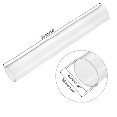 47mm ID 50mm OD 14″ Acrylic Rigid Round Tube for Lamps and Lanterns
