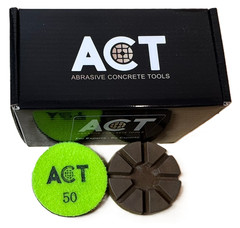 3″ 50 Grit Semi-Metal Diamond Polishing Pads – Concrete (Set-9)