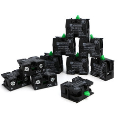 10Pcs ZB2-BE101C NO/ZB2-BE102C NC Contact Block Momentary Push Button Switch