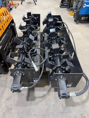 72″ Skid Steer Rotary Tiller Hydraulic Roto-Tiller Quick Attach Not Mini