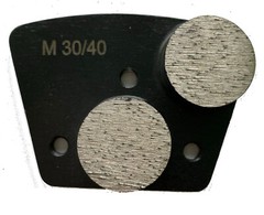 9 Pack Bolt-on Grinders Tooling Grinding Concrete Floor Medium Bond 30 Grit