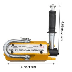 Steel Magnetic Lifter 200kg / 440lbs Metal Lifting Magnet Permanent Lift Magnets