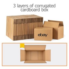 200pcs pack 8″ x 8″ x 8″ Shipping Packing corrugated cardboard boxes color logo