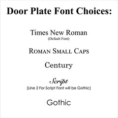 OFFICE DOOR WALL NAME PLATE SIGN EXECUTIVE ENGRAVED ACRYLIC BACK 2″ X 8″ U.S.A.