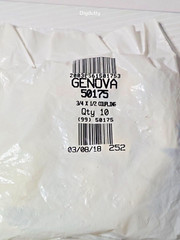 10Pcs – Genova 50175: 3/4″ x 1/2″ CPVC Tube Reducing Coupling