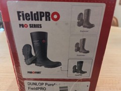 Dunlop Purofort FieldPRO ASTM full safety (charcoal/grey) Boots Size 3