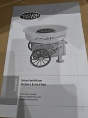 Nostalgic Electronic Vintage Collection 2012 Cotton Candy Maker Purple New Open