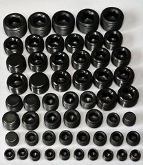 55* NPT PIPE PLUGS FITTING ASSORTMENT KIT 1/16″1/8”1/4” 3/8” 1/2” 3/4″ STEEL