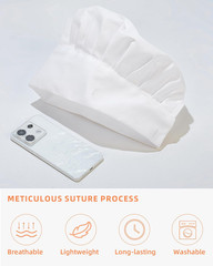 Chef’S Hats Adjustable Elastic Baker Kitchen Cooking Chef Cap for Adult/Kids