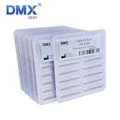 DMXDENT Dental Burs FG 1957 1958 Crown Metal Cutting Tungsten Carbide High Speed
