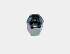 12 Pack 1/2-13 to 3/8-16 x 1 1/4″ Long Reducer Coupling Nut – Zinc Plate 509900