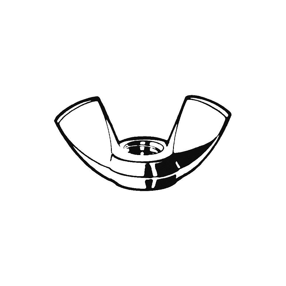 GRAINGER APPROVED U47550.075.0001 WngNt,Pln,Brs,2.76×1.44in,3/4″-10,1PK 41VA48