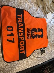 FIFA World Cup 2026 Transport Orange/Black Safety Vest ” with laynard & fan ID