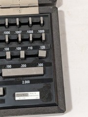 IMGAGES Gage Block Set: 0.05 to 4” Range, 36 Pc, Economy Grade, Steel 630-4105