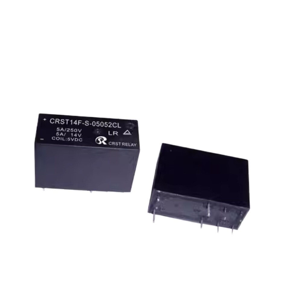 10pc 16A current miniature new energy magnetic holding relay CRST14F single pole