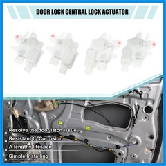 4 Pcs Front Rear Left Right Door Latch Actuator for Honda Accord 03-07