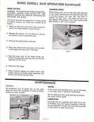 AMT Scroll Saw Model 4671 Assembly, Operator & Repair Manual #324