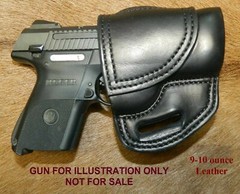 Gary C’s Leather Avenger OWB Right Hand HOLSTER – for the Ruger SR9C / SR40C