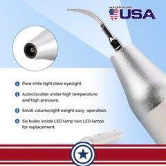 LED Dental Ultrasonic Piezo Scaler Handpiece Fit EMS Cavitron