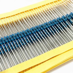 20PCS 1/4W 0.25W Metal Film Resistor 0.1% -Full Range of Values (1Ω – 10MΩ)