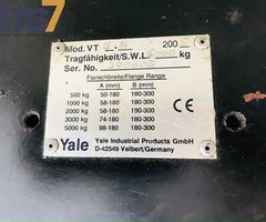 YALE CPA 60-3 PNEUMATIC AIR CHAIN HOIST 6 TONS CAPACITY 32 FT. CHAIN W/ TROLLEY