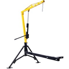 Hydraulic Receiver Hitch Crane 1000lb Cap Swivel 24-78in Lift Range