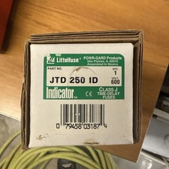 Littelfuse JTD-250ID UL Class J Time-Delay Fuses with Indication,…