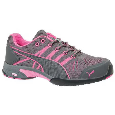 Puma Safety Shoes 642915-8 Women’s Athletic Shoe, 8 Fabric Upper, Steel Toe, 4