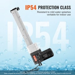 VEVOR LINEAR ACTUATOR KIT, 13″ HIGH SPEED 0.55″/S LINEAR MOTION – BLACK/SILVER