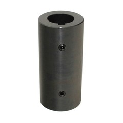 Shaft Coupler 1-1/4″ Round Bore 4-1/2″ L 2-1/8″ OD Black Oxide Finish SHFTR-2005