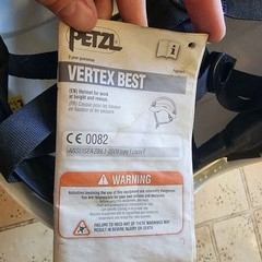 Petzl Vertex Best Safety Helmet / Hard Hat – White (ANSI Z89.1) – Unused w/ Tags