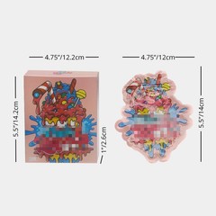 25 Sets 3.5g Zipper Pouch Mylar Reclosable Bags for Food Storage & Snack Candy
