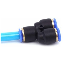 10x Y Union 8mm 5/16″ Splitter Pneumatic Connector Push In Fitting Air Hose A523
