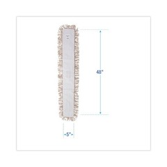 Boardwalk 1348 48 in. x 5 in. Hygrade Cotton Industrial Dust Mop Head – WT New