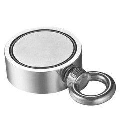 800LBS Neodymium Fishing Magnet Kit Up To Pull Force Super Strong Hunt & Rope