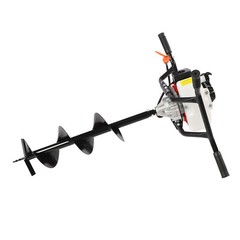 Two Men 2 Stroke 3HP Gas Power Post Hole Digger Honda Engine with 8-inch Auger