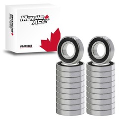 R10-2RS Ball Bearing 5/8″ x 1-3/8″ x 11/32″ R10 2RS Rubber Sealed (Qty 20)