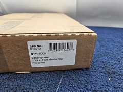 (QTY 1000) G10013 2-3/4 x 1-3/8″ Manila 13 Pt. Shipping Tags PreWired