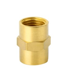 10PCS Pipe Fitting Coupling 1/4” x 1/4” NPT Female Pipe Hex Head Adapter