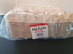 30-Count Egg trays 12 pcs Trays; Biodegradable Recycled Pulp Paper Farm Fresh