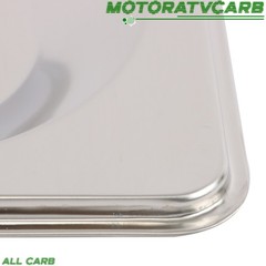 ALL-CARB 2 Stainless Steam Hotel Pans With Lids 1/2 Size 6″ Deep Thickened