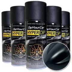 6 PACK – DYC HyperDip Aerosol Shadow Black (Satin) NEW